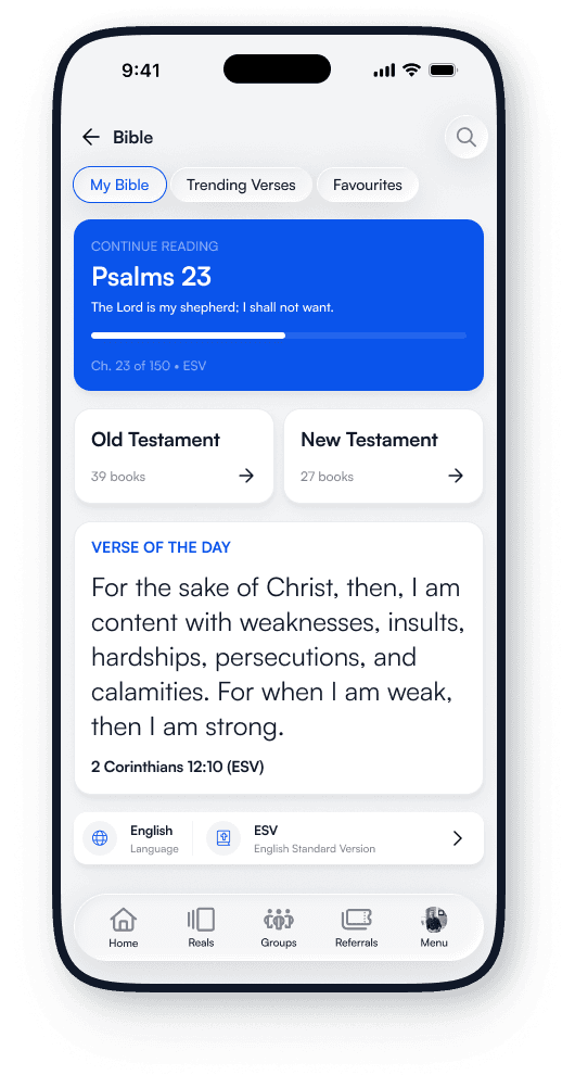 ActsSocial Bible screen