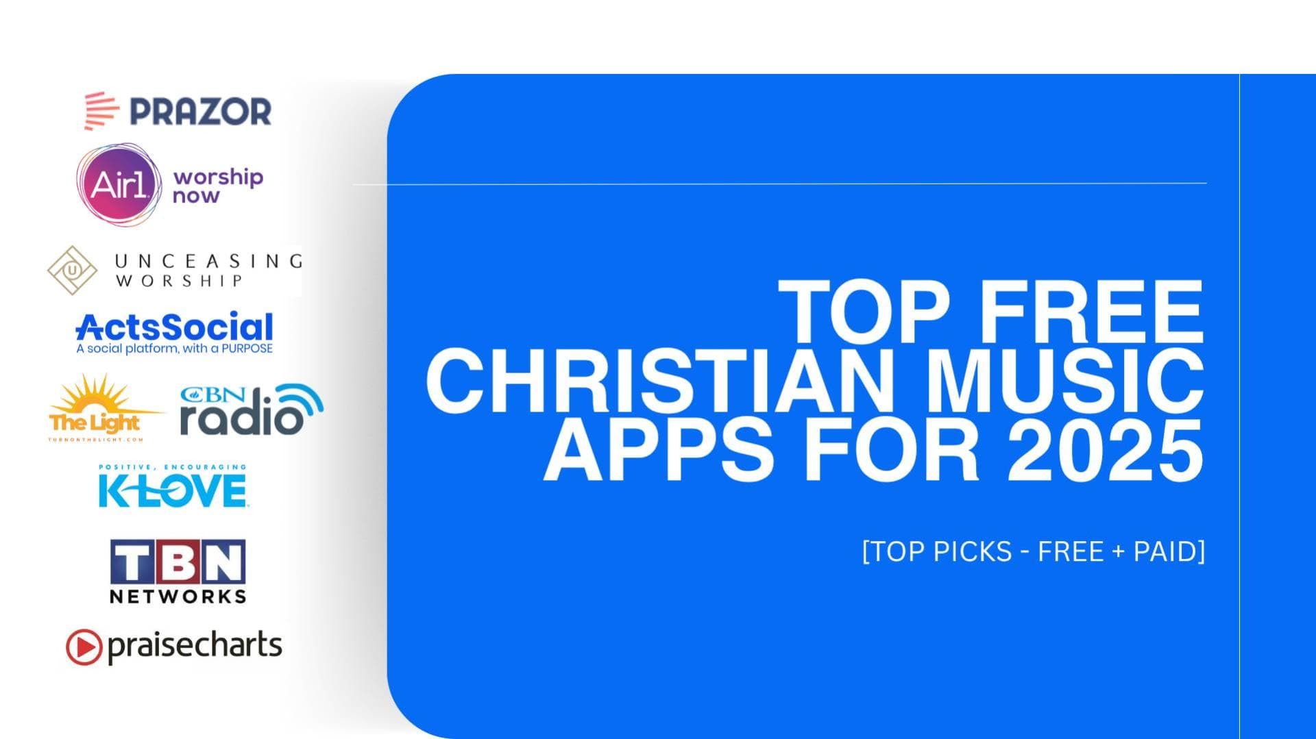 10+ Best Christian Music Apps (Free & Paid) for Worship & Gospel