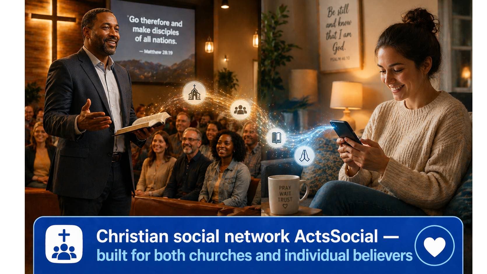 Christian Social Network for Churches and Individuals