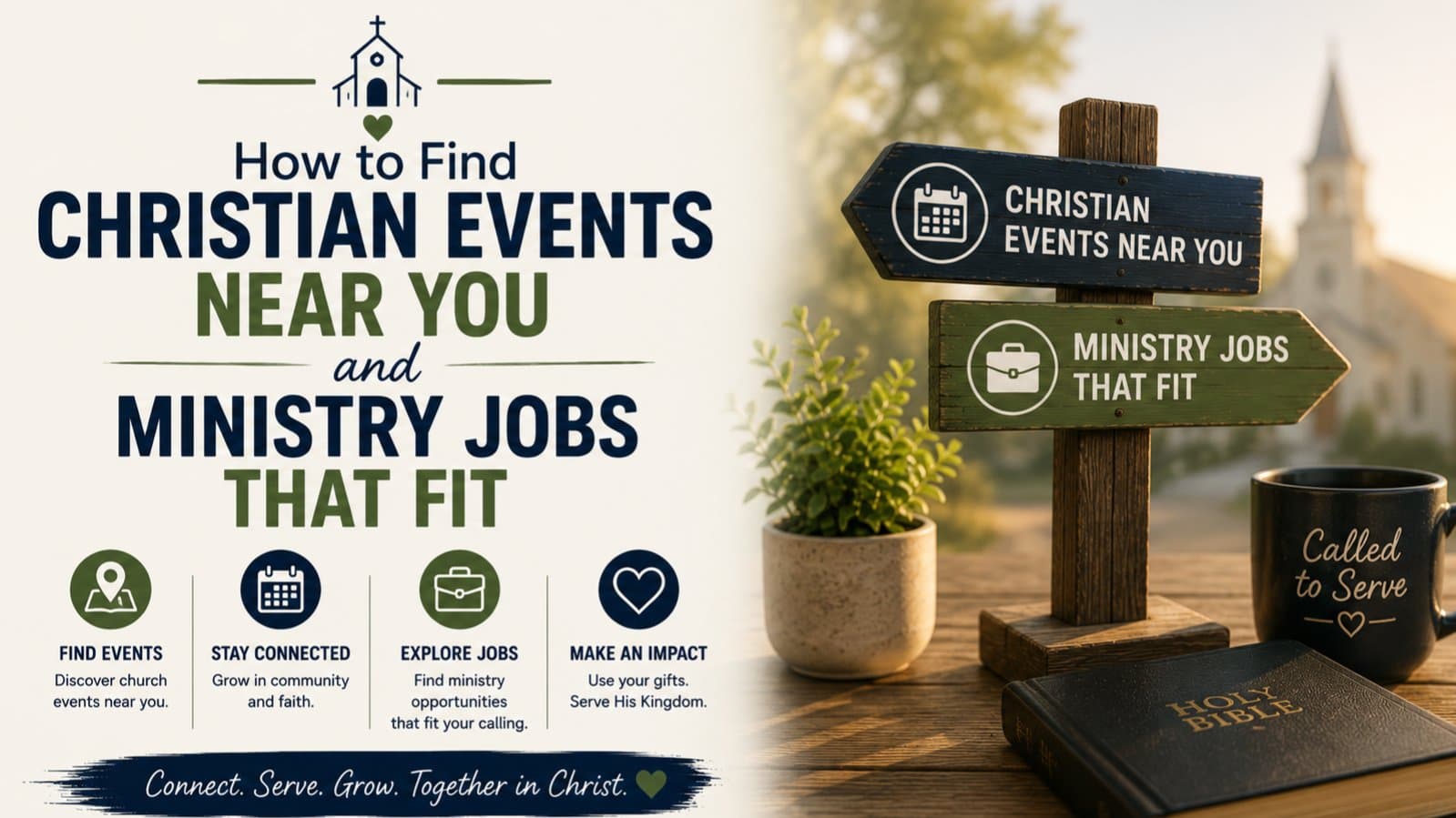 How to Find Christian Events Near You and Ministry Jobs That Fit